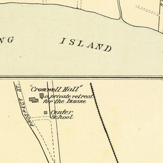Vintage Map of Cromwell, Connecticut, 1893