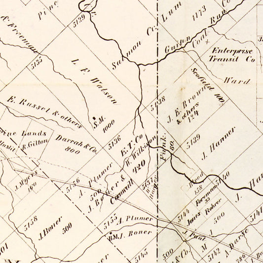 Vintage Map of Forest County, Pennsylvania, 1881