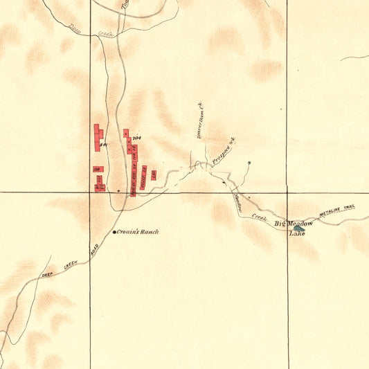 Vintage Map of Stevens County, Washington, 1900