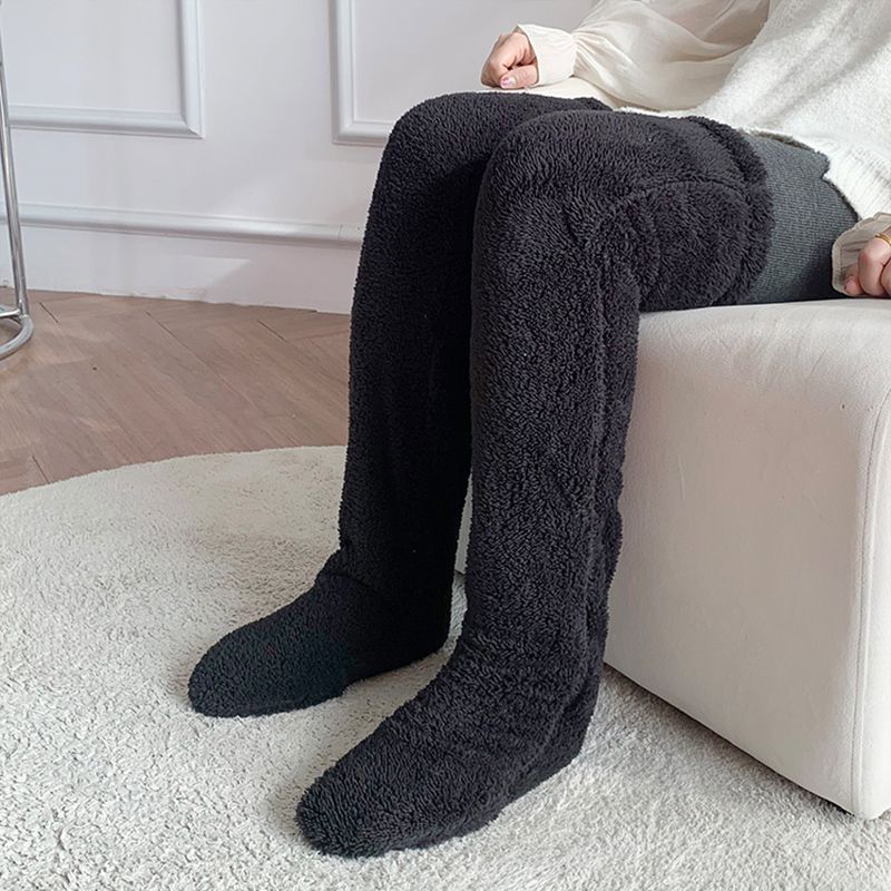 Fuzzy Knee High Socks - Instantly Warm & Cozy Your Legs