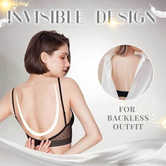 Aura Elegance: Invisible Backless Push Up Bra | Buy 1 Get 1 FREE - Offer Ends Today!