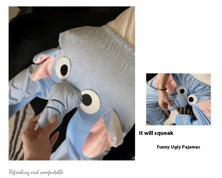 Elephant Trousers Dumbo Nose Ringing Pants – Bring Laughter to Loungewear
