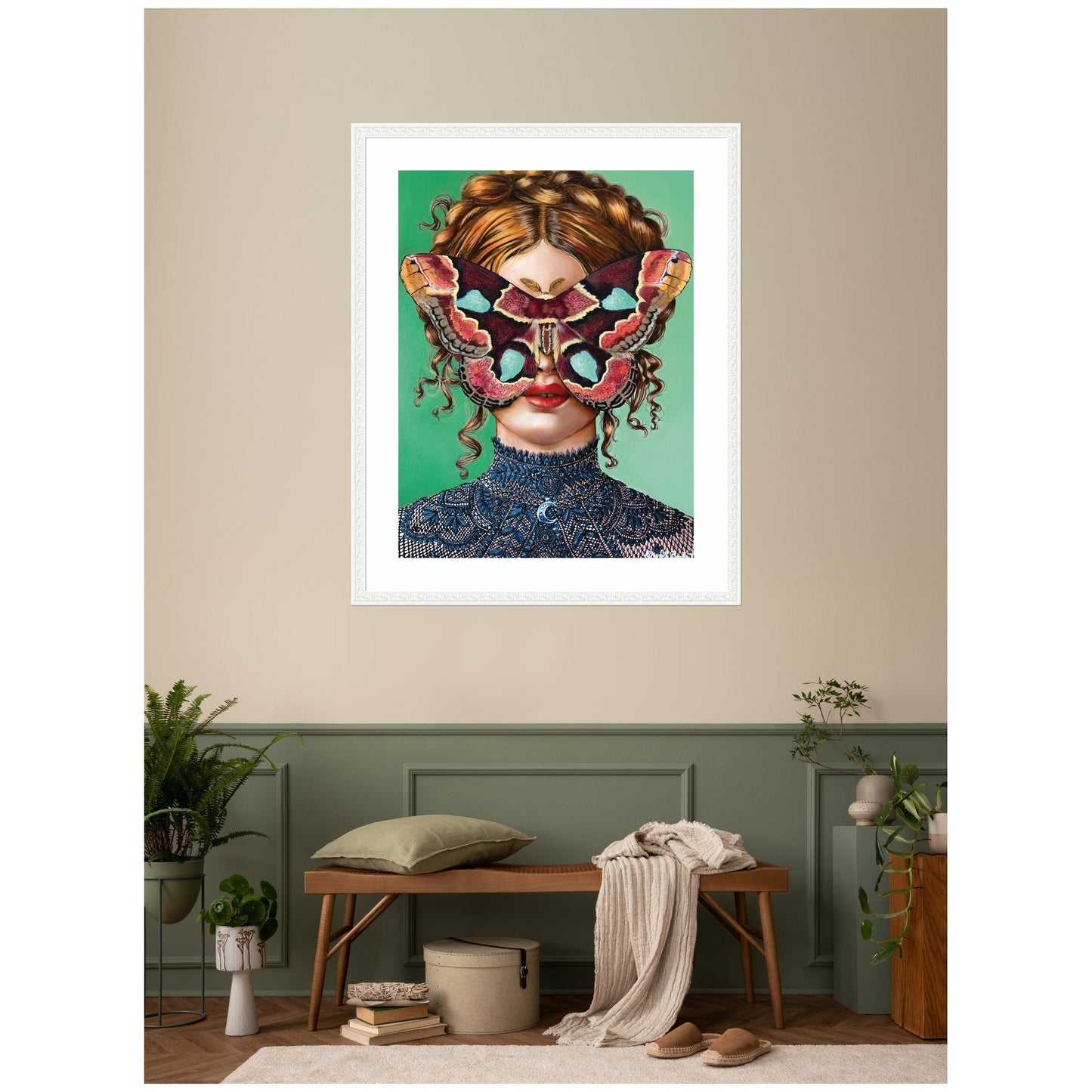 Forest Witch Framed Wall Art Print