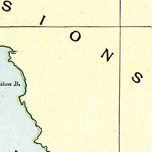 Vintage Map of New Guinea, 1901