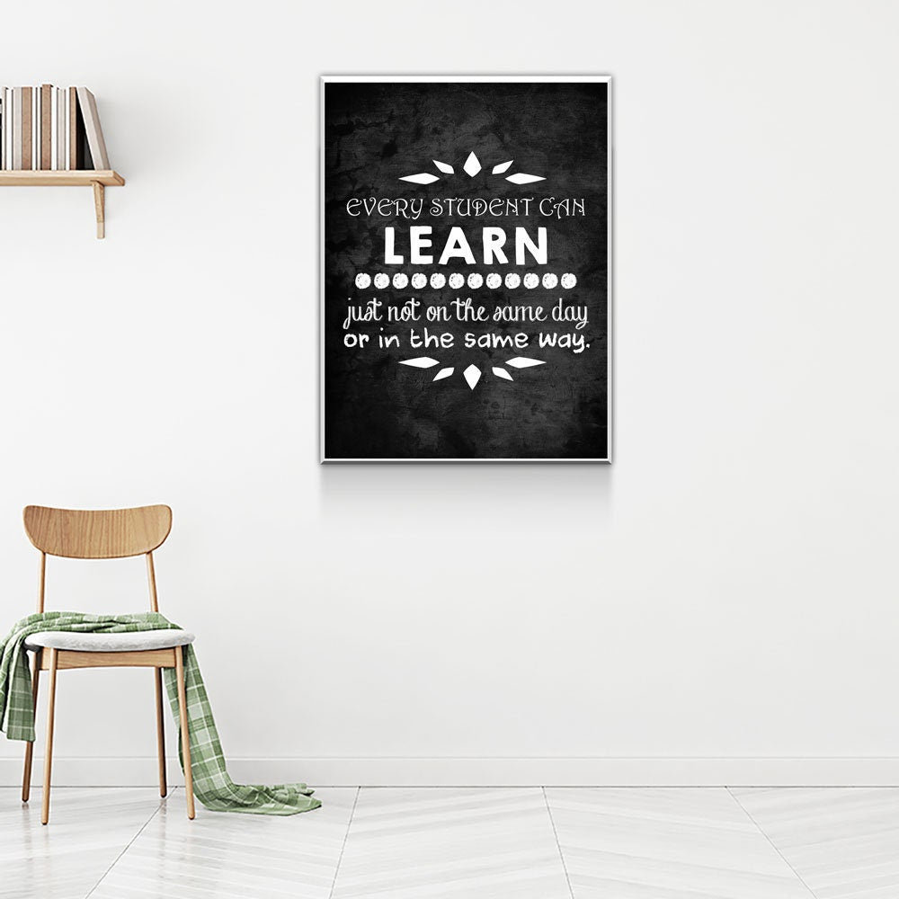 Every Student Can Learn Canvas Wall Art - Classroom Decor