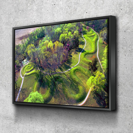 The Great Serpent Mound Canvas Wall Art