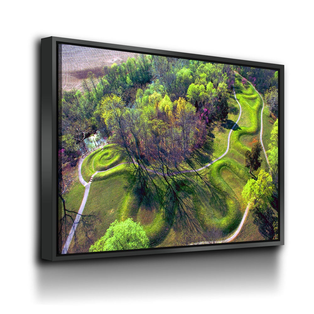 The Great Serpent Mound Canvas Wall Art