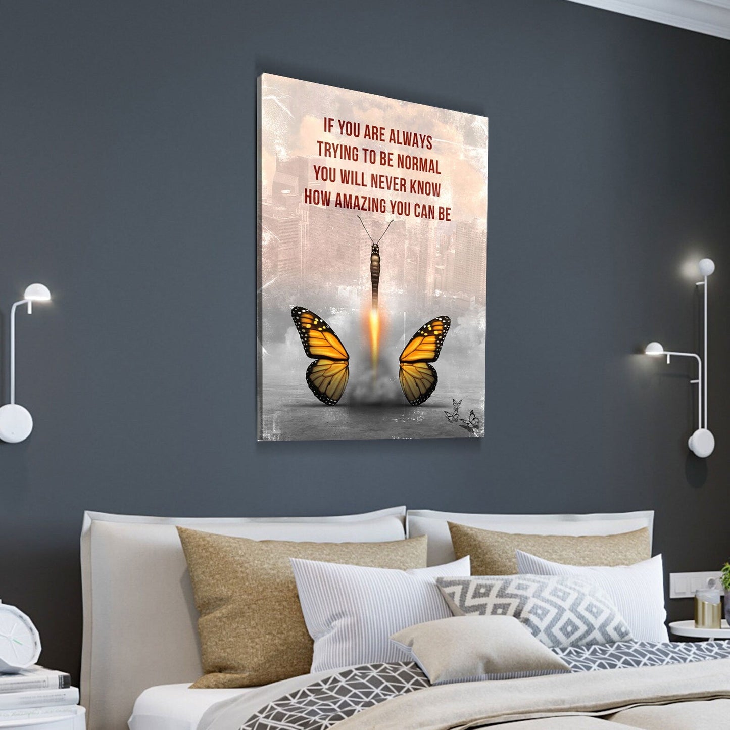 How Amazing You Can Be Butterfly Canvas Art