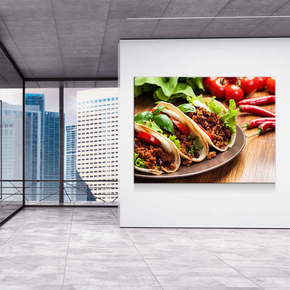 Tacos Canvas Wall Art