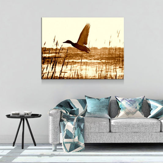 Duck Hunting Canvas Wall Art