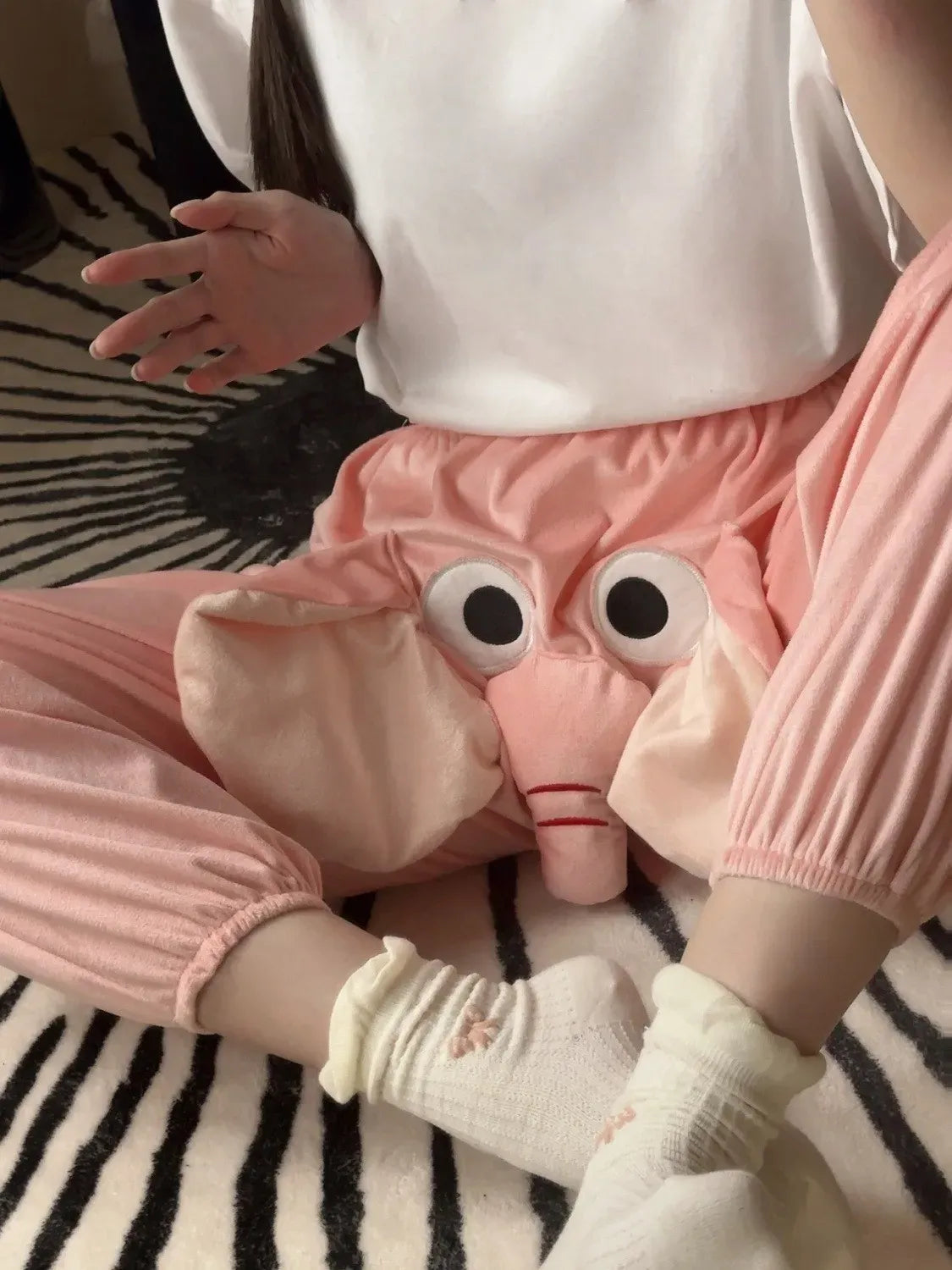 Elephant Trousers Dumbo Nose Ringing Pants – Bring Laughter to Loungewear