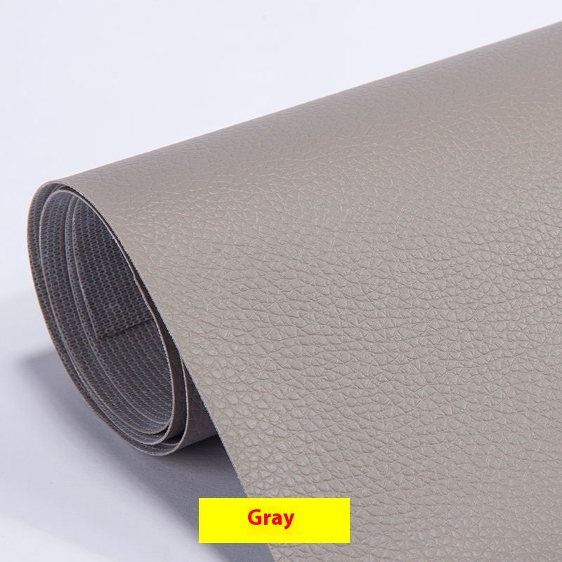 gray leather repair sticky patch