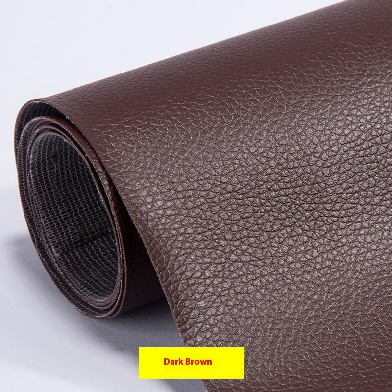 dark brown leather repair sticky patch