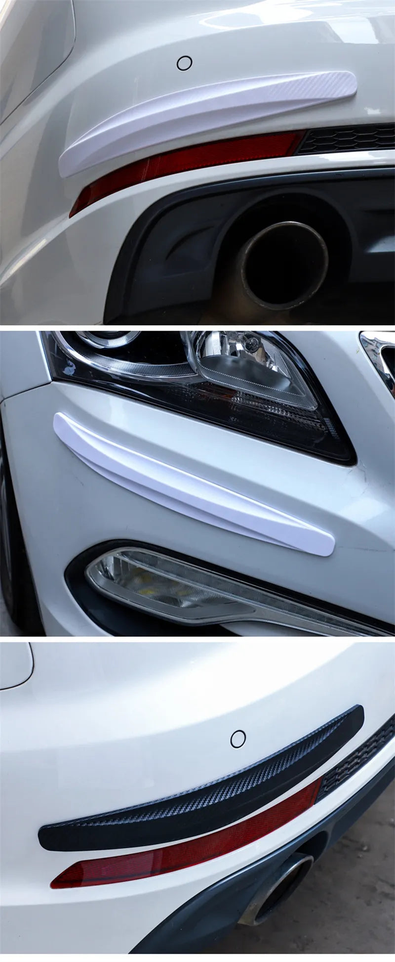 Universal Car Bumper Protector Strips (2-Pack) – Keep Your Bumper Looking New