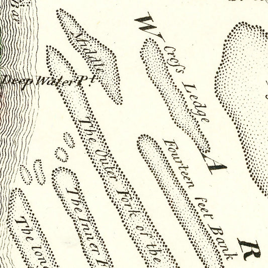 Vintage Map of Delaware, 1814