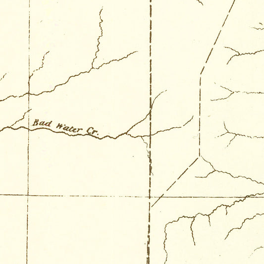 Vintage Map of Wyoming, 1880