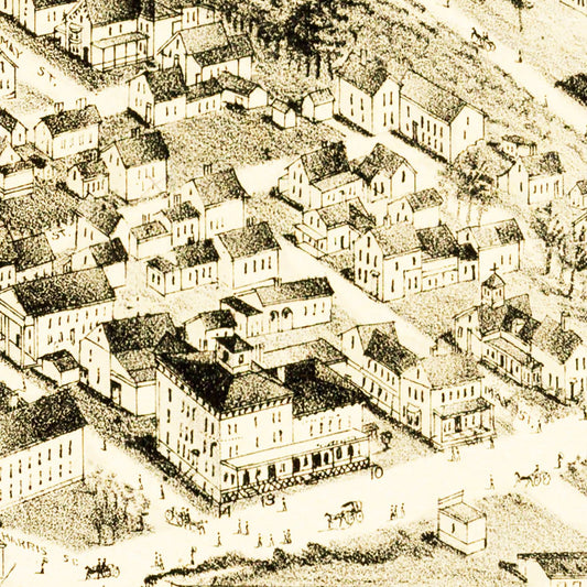 Vintage Map of Oakdale, Massachusetts, 1891