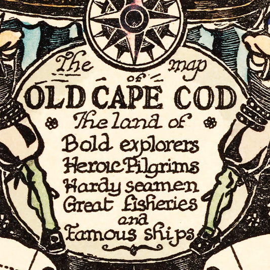 Vintage Map of Cape Cod, 1930