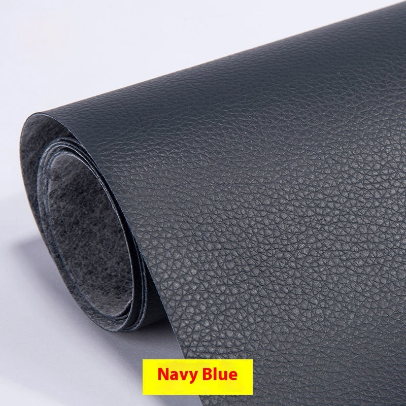 navy blue leather repair sticky patch