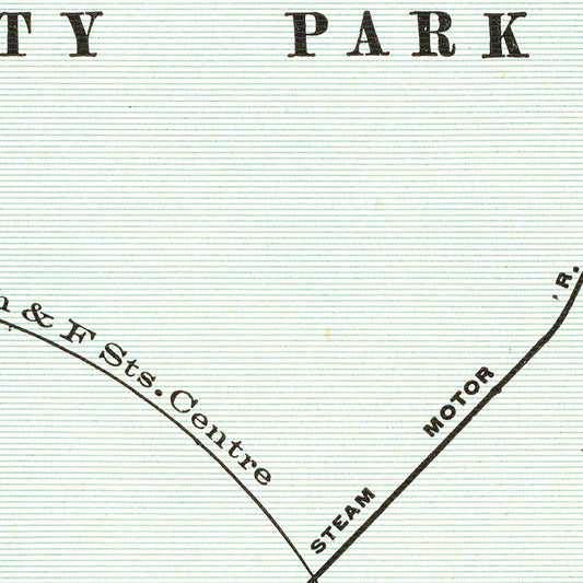 Vintage Map of San Diego, California, 1893
