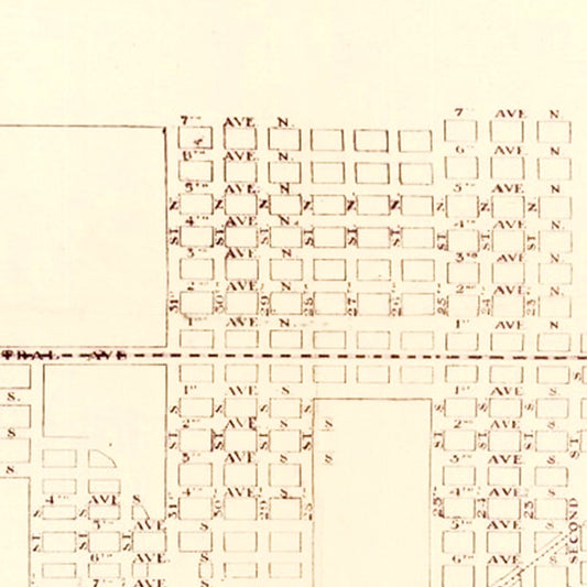 Vintage Map of St. Petersburg, Florida, 1918