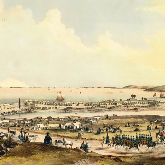 Vintage Map of Salem, Massachusetts, 1860