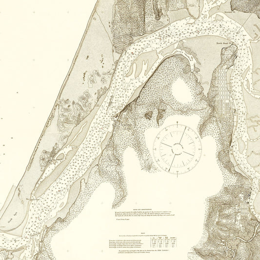 Vintage Map of Coos Bay, Oregon, 1914
