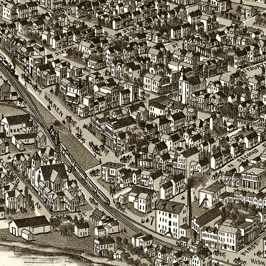 Vintage Map of Apollo, Pennsylvania, 1896