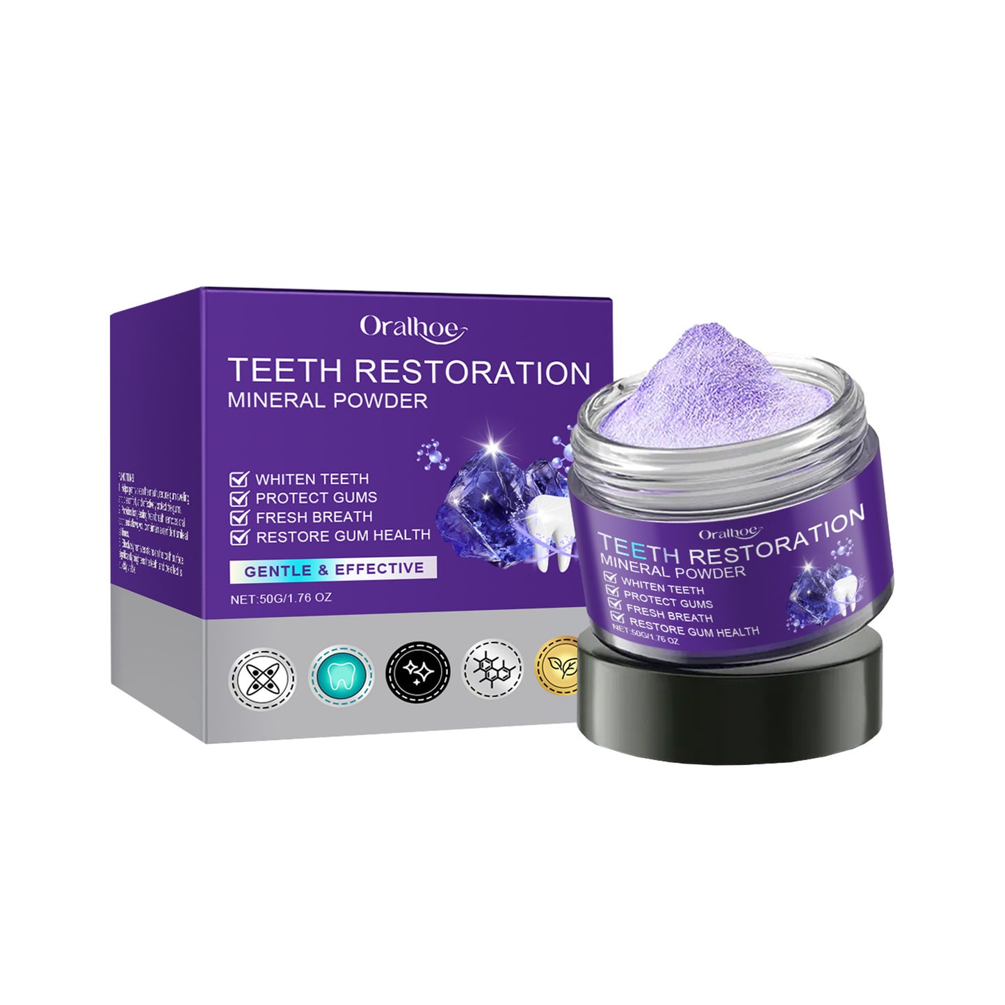 Teeth Restoration Mineral Powder – Brighten Your Smile Naturally