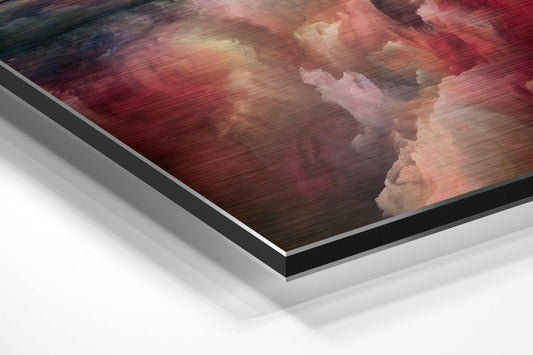 Colorful Clouds Metal Wall Art