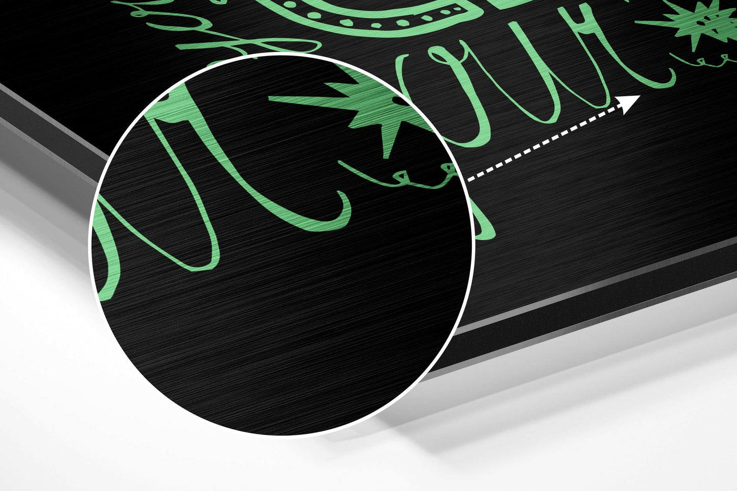 Change Your Thoughts Aluminum Dibond Wall Art