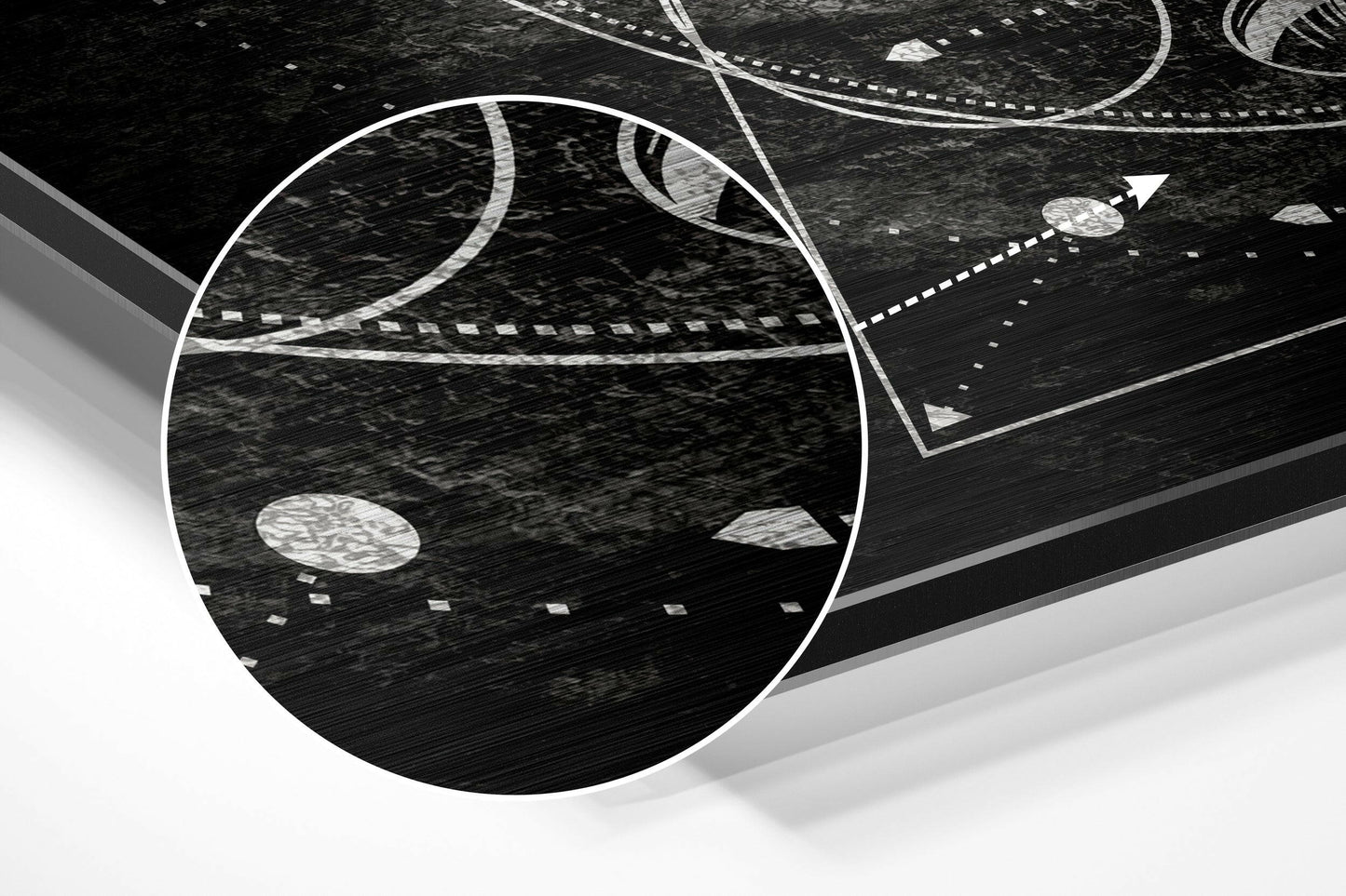 Lines of Space Metal Wall Art