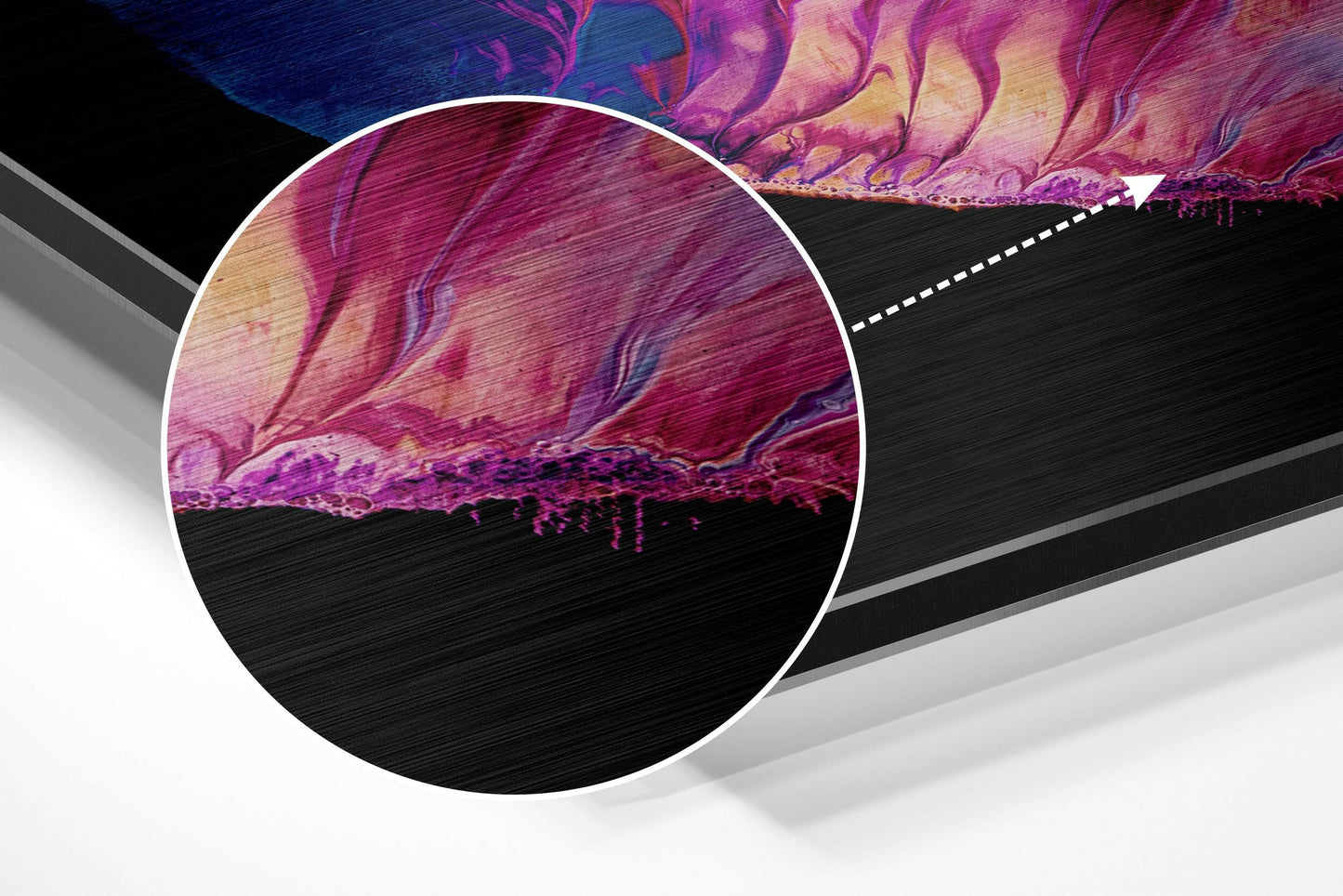 Color Cascade Metal Wall Art
