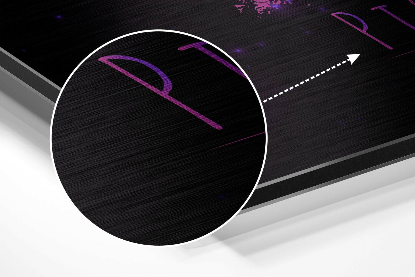 Magenta Chalk Pisces Zodiac Metal Wall Art