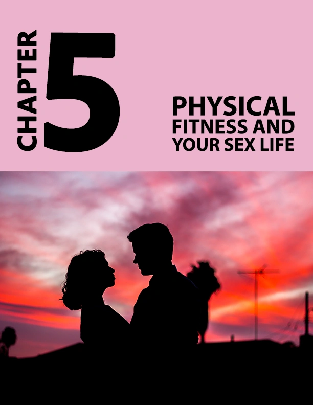 Chapter 5 – Physical Fitness and Your Sex Life page with couple silhouette at sunset | Ultimate Home Workout Plan chapter