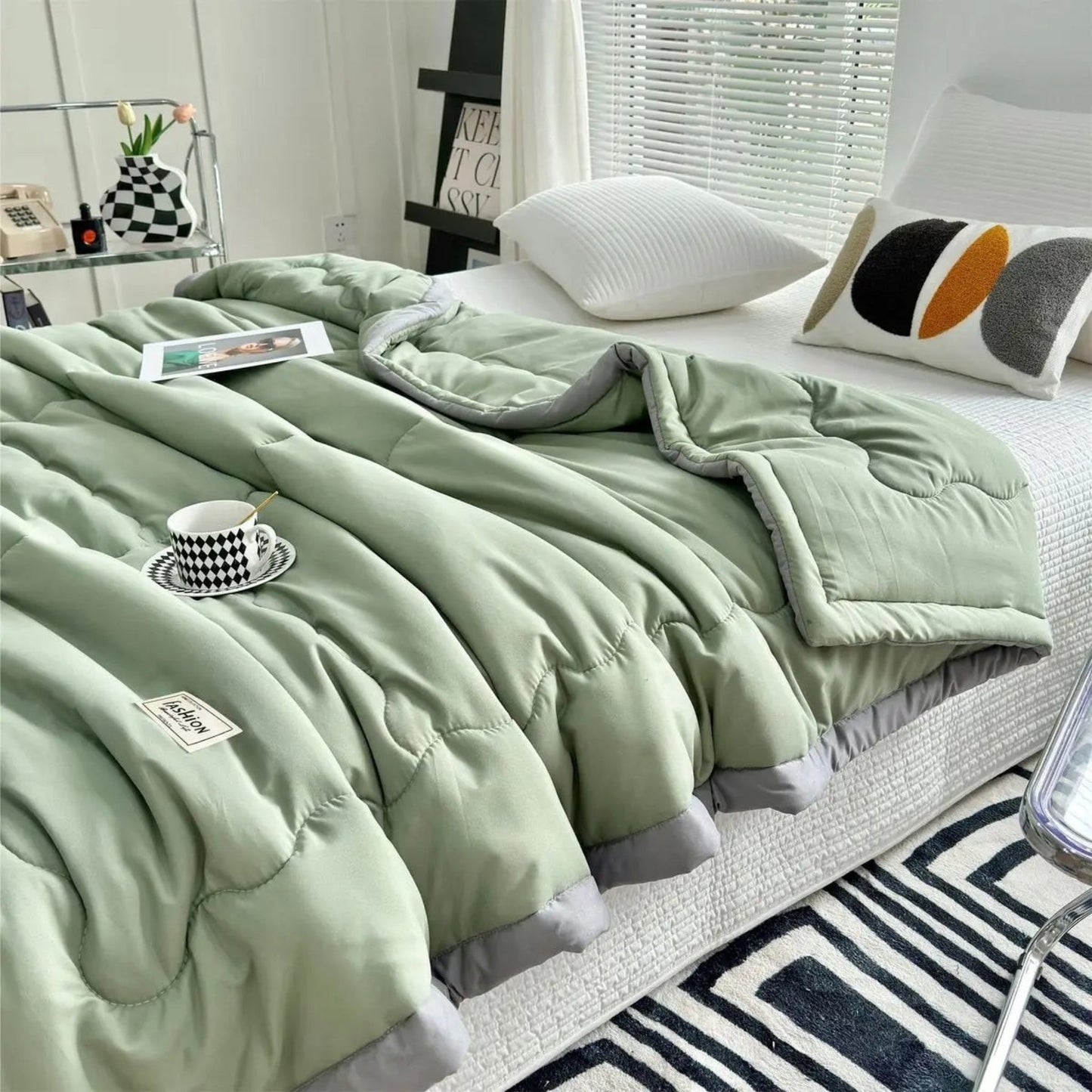 ChillBliss Cooling Comforter - Hot Sleepers Solution