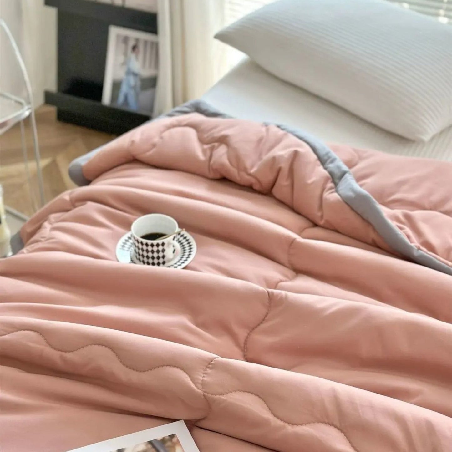ChillBliss Cooling Comforter - Hot Sleepers Solution