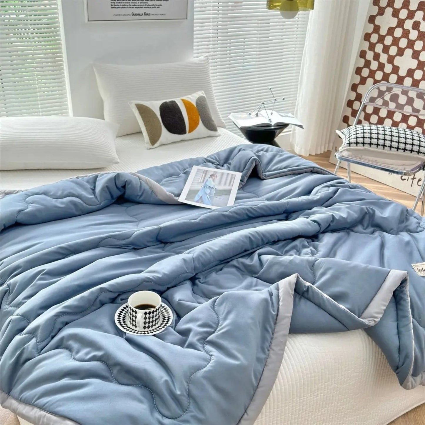 ChillBliss Cooling Comforter - Hot Sleepers Solution