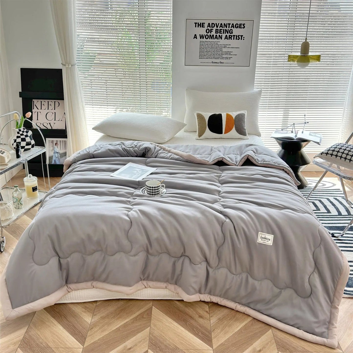 ChillBliss Cooling Comforter - Hot Sleepers Solution
