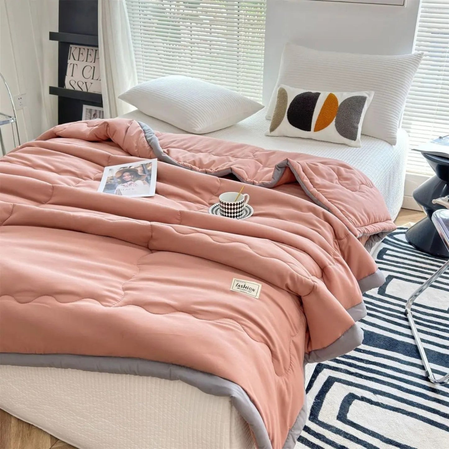 ChillBliss Cooling Comforter - Hot Sleepers Solution
