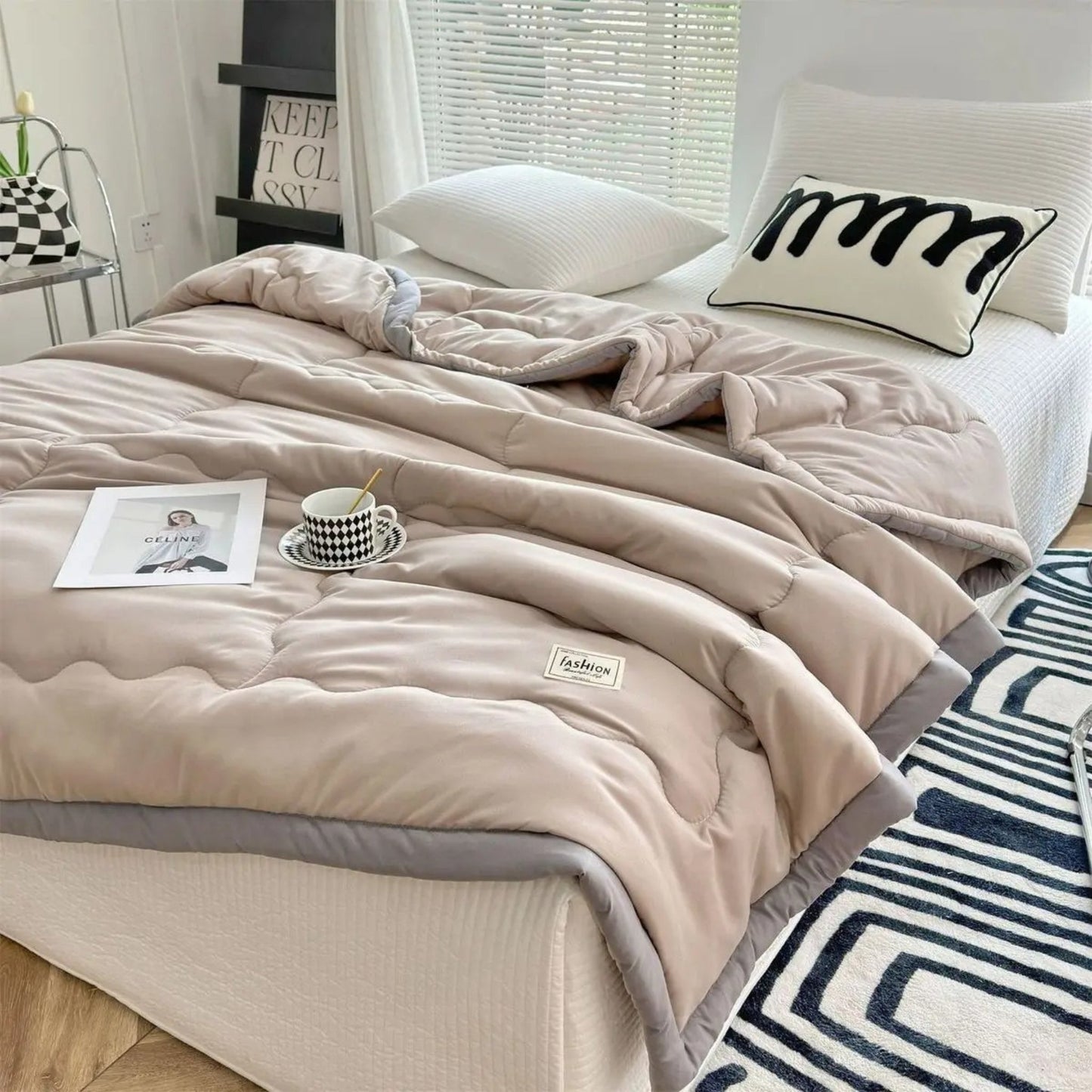 ChillBliss Cooling Comforter - Hot Sleepers Solution