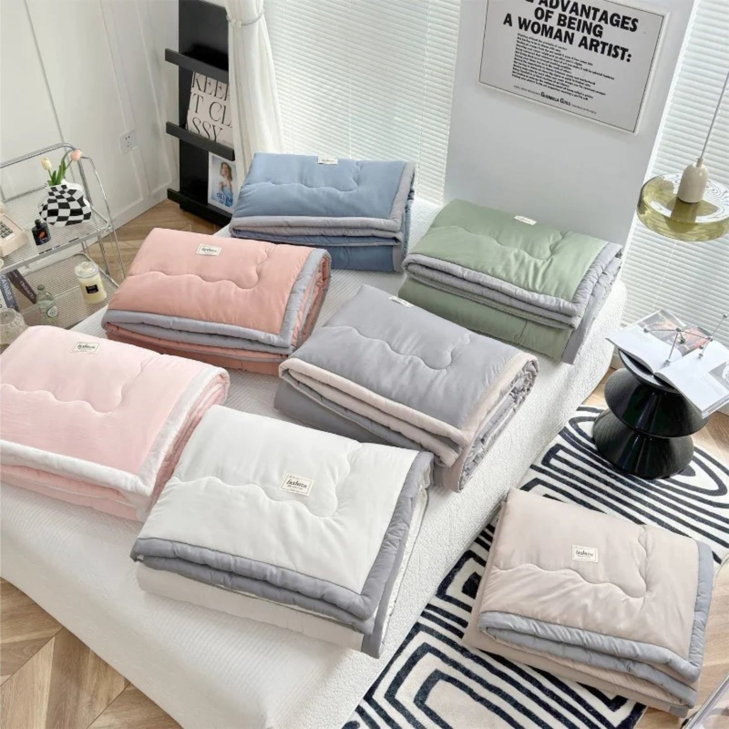 ChillBliss Cooling Comforter - Hot Sleepers Solution