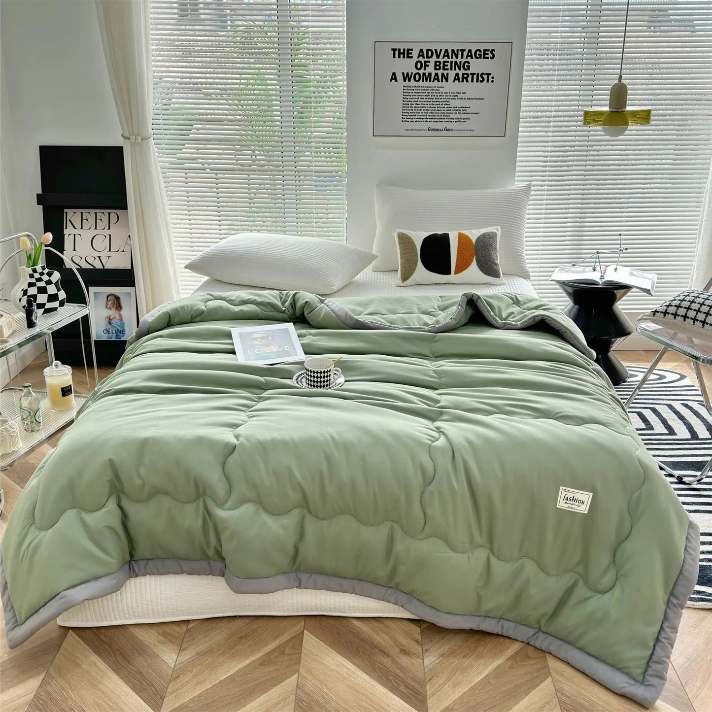 ChillBliss Cooling Comforter - Hot Sleepers Solution