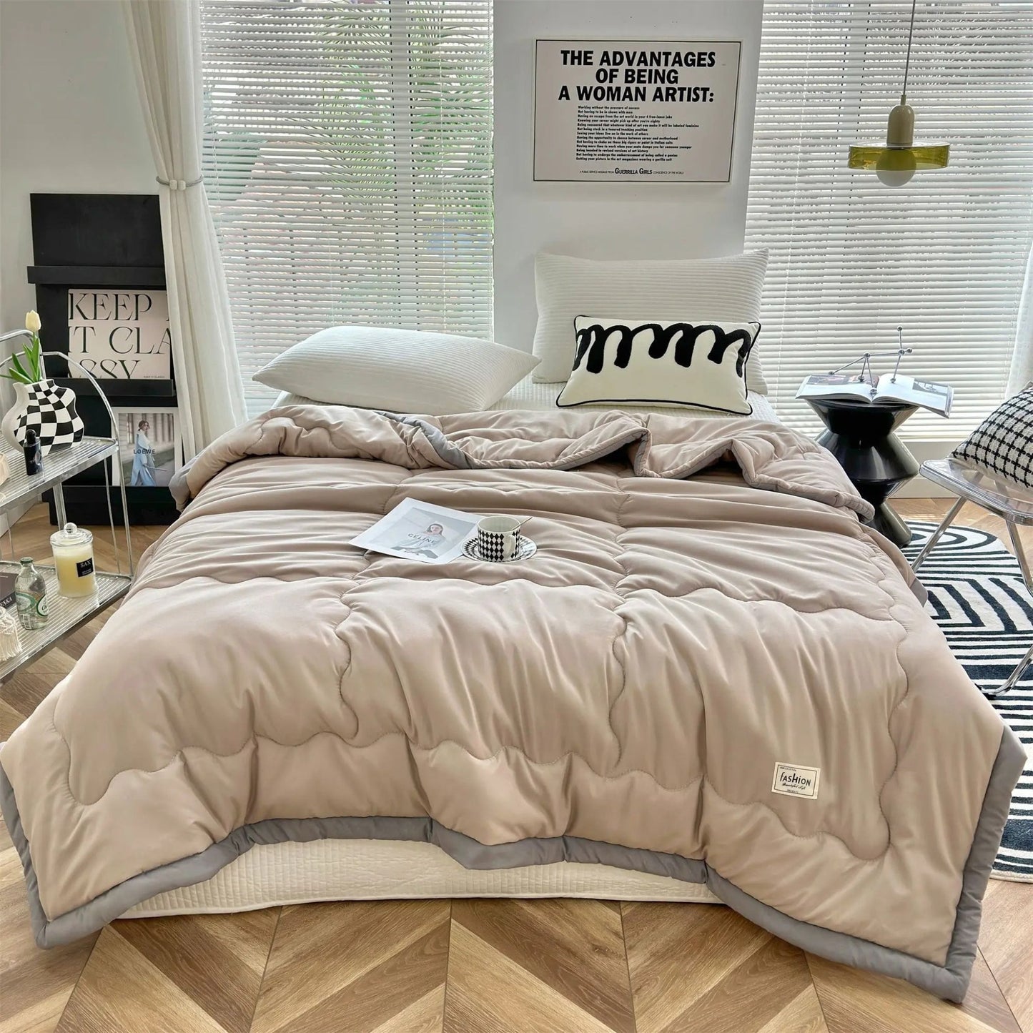 ChillBliss Cooling Comforter - Hot Sleepers Solution