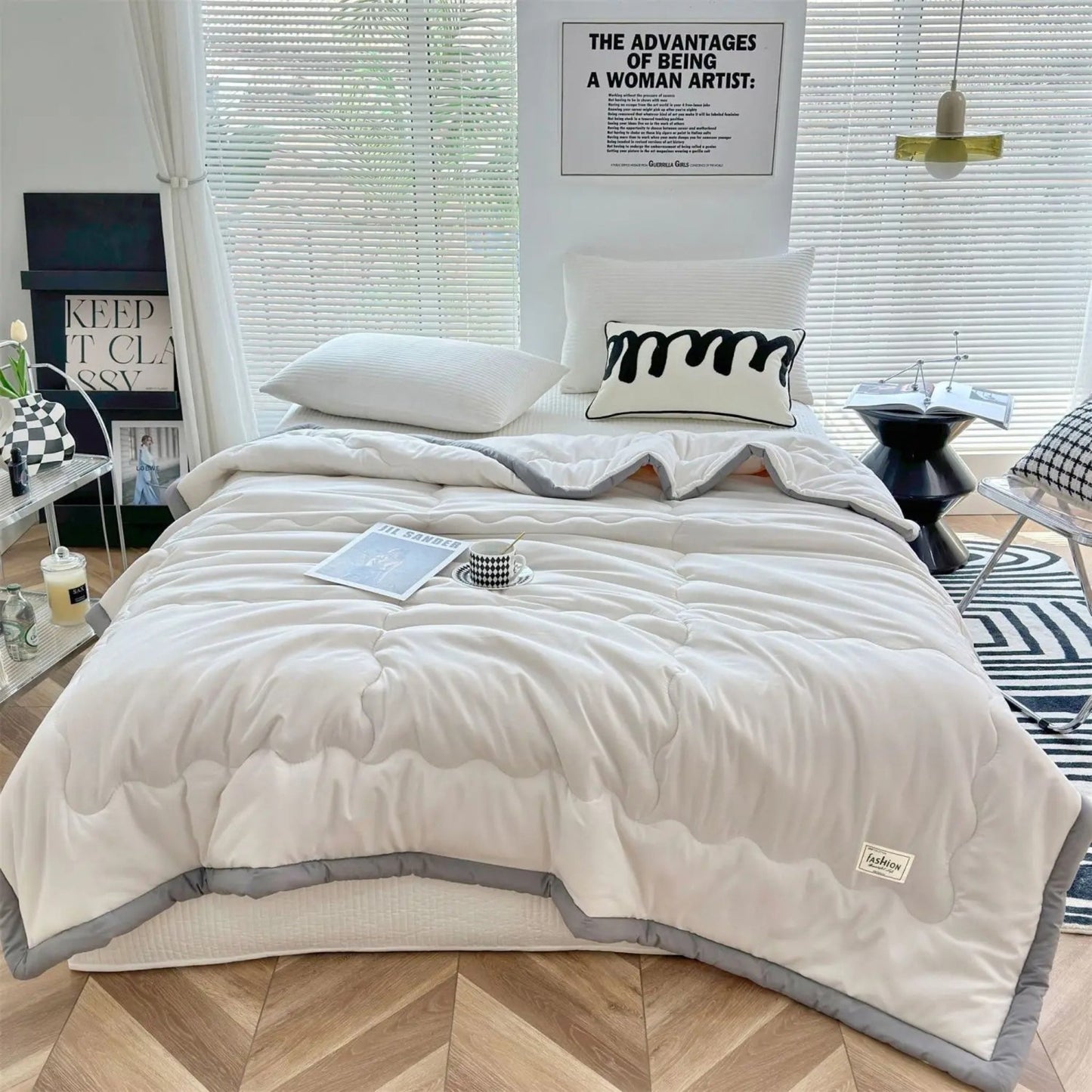 ChillBliss Cooling Comforter - Hot Sleepers Solution