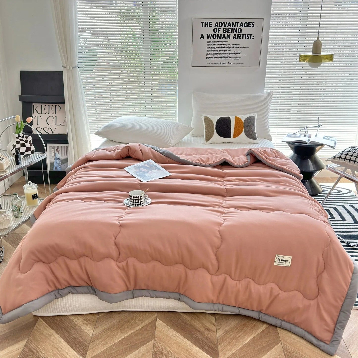 ChillBliss Cooling Comforter - Hot Sleepers Solution