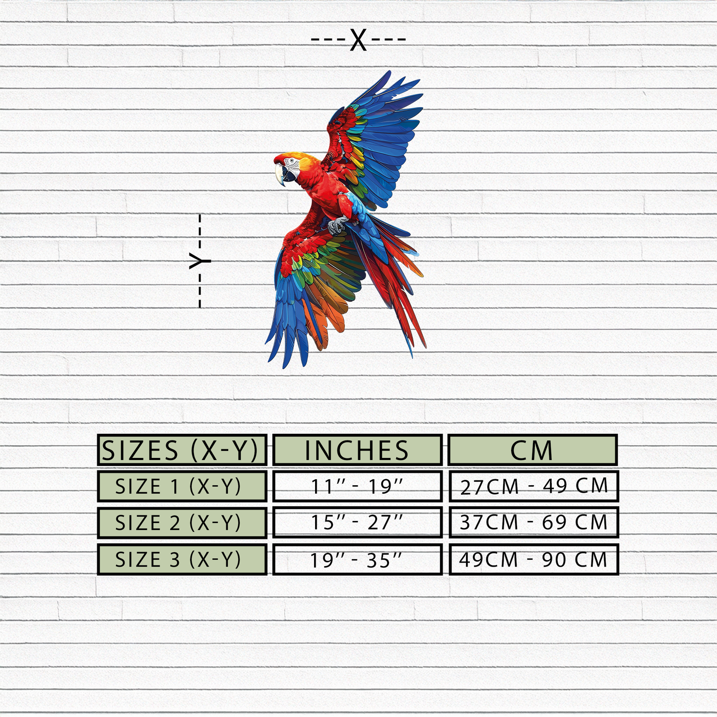 Colorful Parrot Metal Wall Art - Tropical Bird Decor