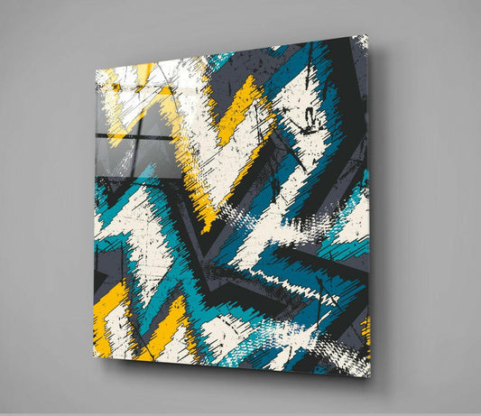 ZigZag Glass Wall Art