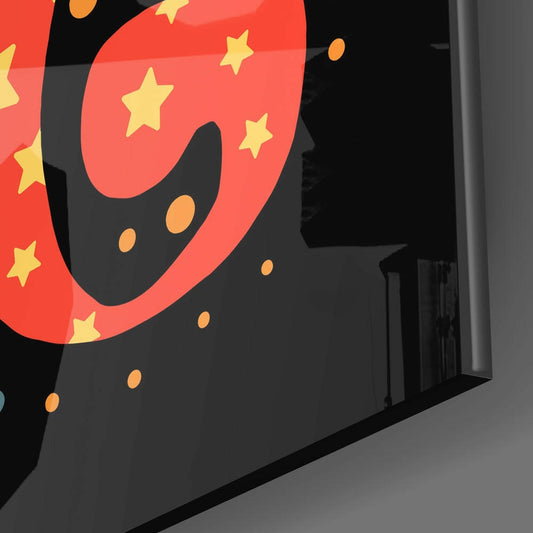 Dream Big Glass Wall Art