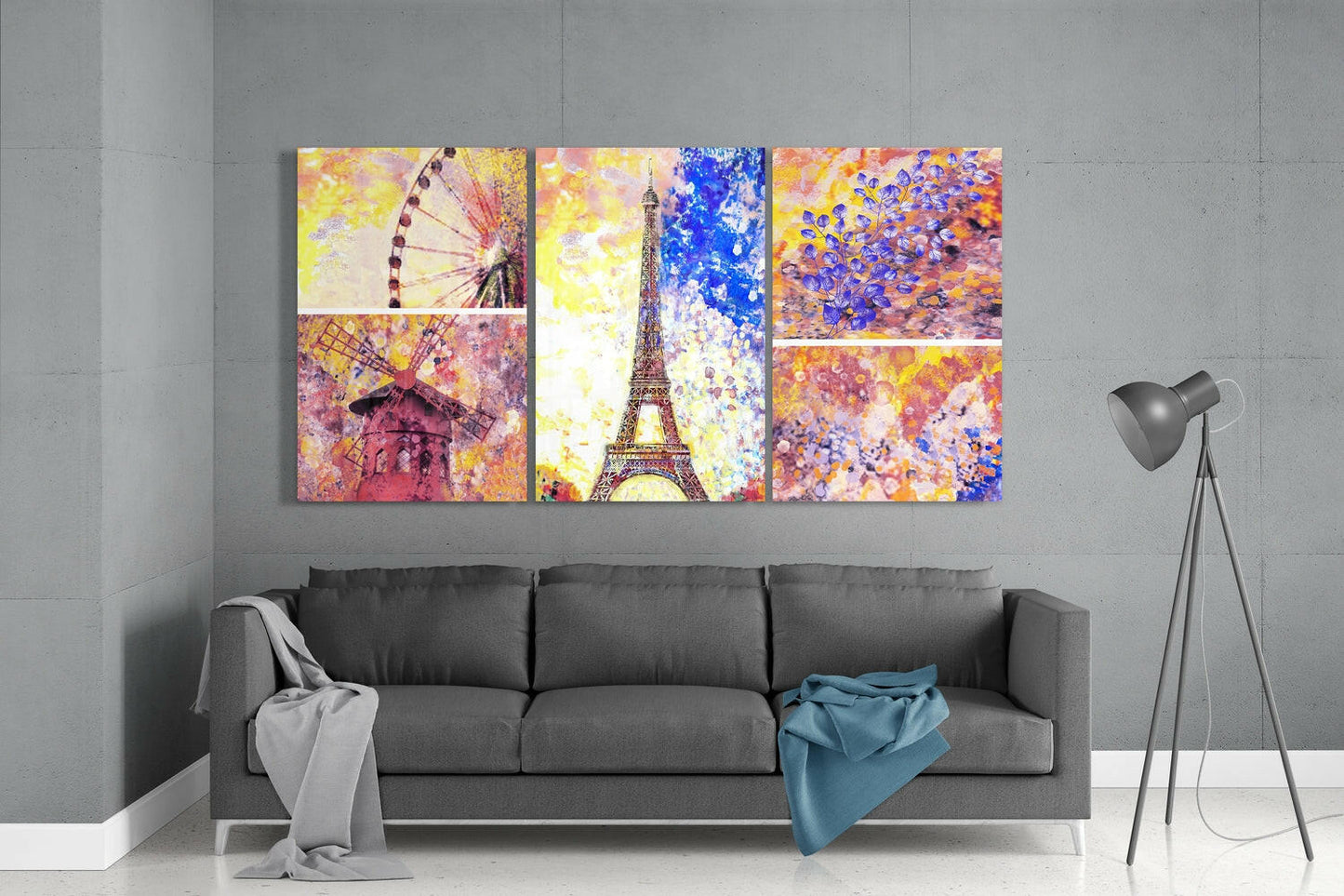 Paris Glass Wall Art